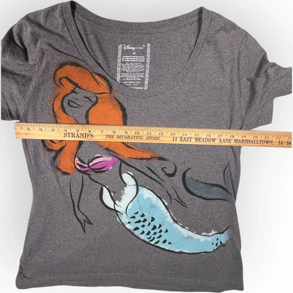 The Little Mermaid Shirt Disney Store Ariel Scoop Artistic L / XL All-Over Print